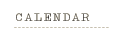 calendar
